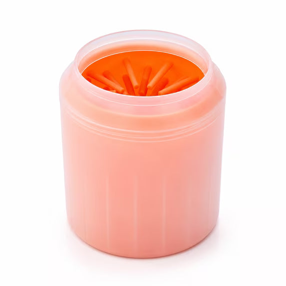 Mishmishe Portable Paw Cleaner Cup: Soft Silicone Brush for Muddy Paws
