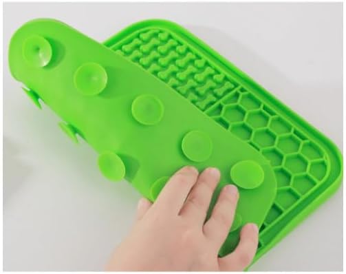 Mishmishe Silicone Lick Mat with Suction Cups – Slow Feeder for Dogs & Cats.