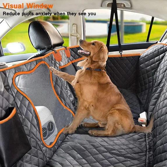 Mishmishe Dog Car Seat Cover: Back Seat Hammock Protector for Pets