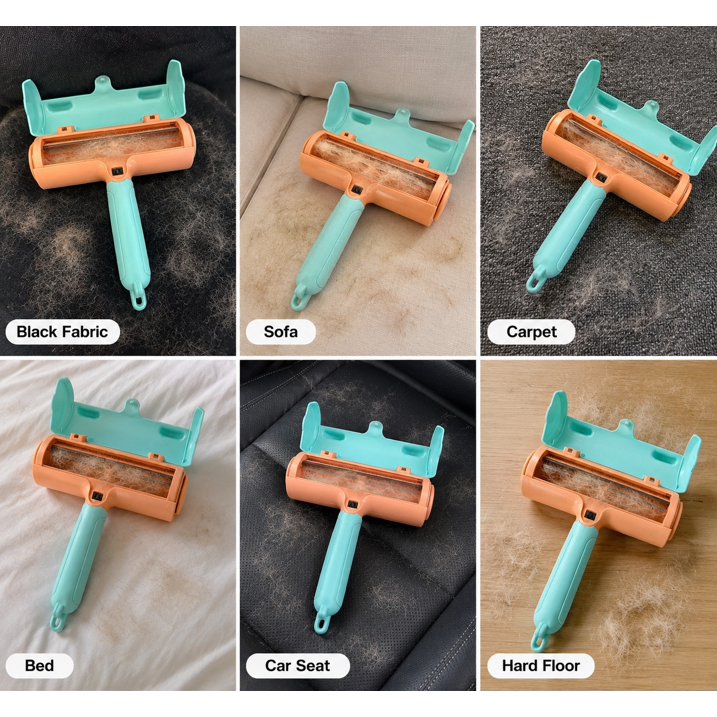 Mishmishe Reusable Pet Hair Remover Roller for Sofas, Clothes & Car Seats