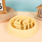 Mishmishe Slow Feeder Bowl for Dogs & Cats: Anti-Gulp Maze Design