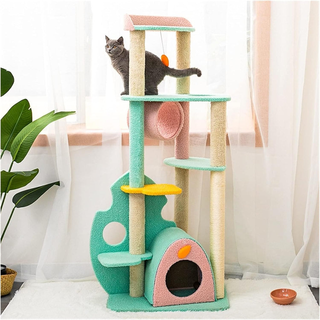 Mishmishe Cat Scratcher Lounge: Reversible Cardboard Scratching Bed for Cats.