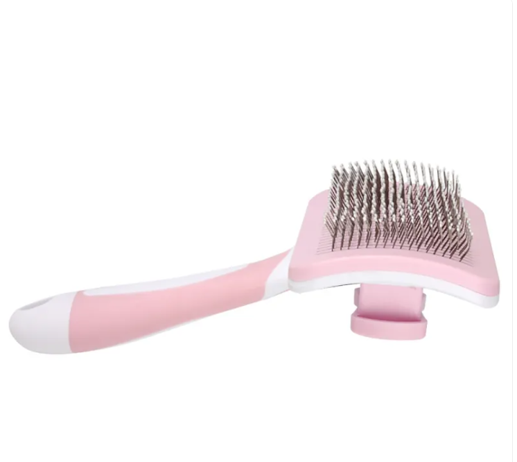 Mishmishe Self-Cleaning Slicker Brush for Cats: Gentle Grooming & Shedding Brush