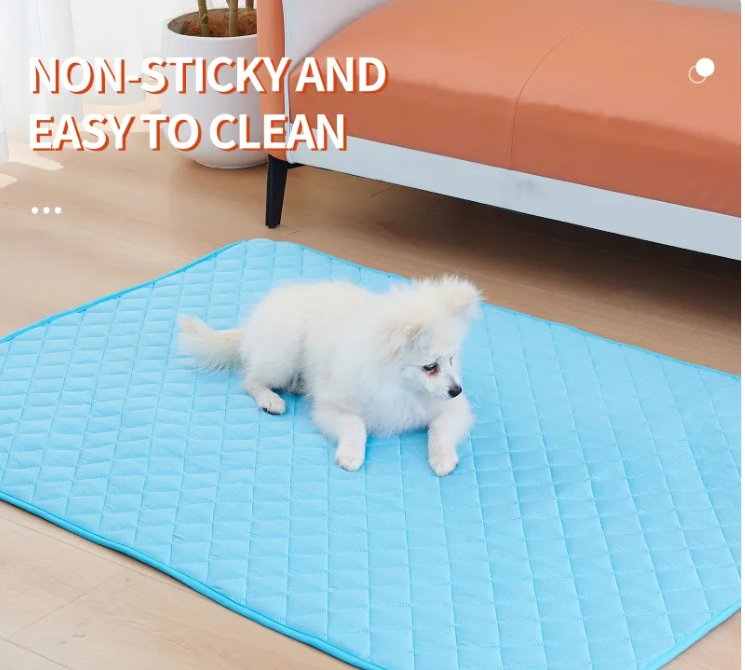 Mishmishe Pet Cooling Mat: Gel Pressure-Activated Pad for Dogs & Cats.