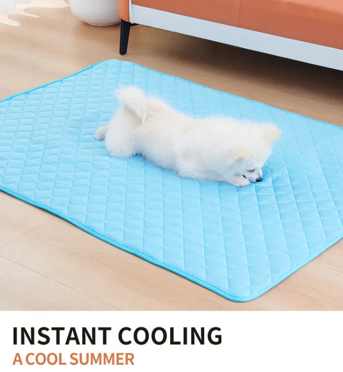 Mishmishe Pet Cooling Mat: Gel Pressure-Activated Pad for Dogs & Cats.