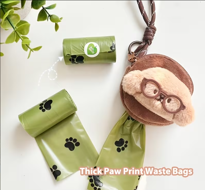 Mishmishe Dog Poop Bag Dispenser with Leash Clip