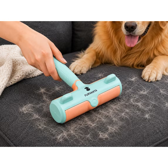 Mishmishe Reusable Pet Hair Remover Roller for Sofas, Clothes & Car Seats