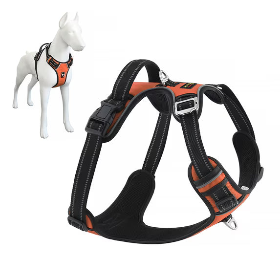 Mishmishe No-Pull Dog Harness: Adjustable Reflective Vest Harness