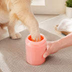 Mishmishe Portable Paw Cleaner Cup: Soft Silicone Brush for Muddy Paws