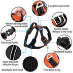Mishmishe No-Pull Dog Harness: Adjustable Reflective Vest Harness